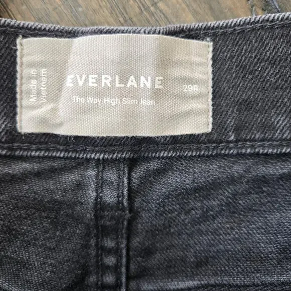 Everlane The Way High Slim Jean Size 29R NWT - Picture 9 of 11